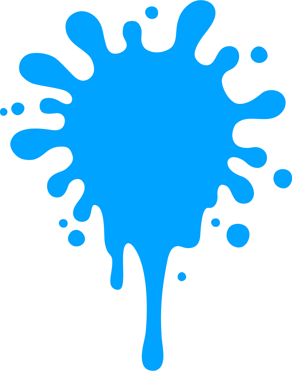 blue splat